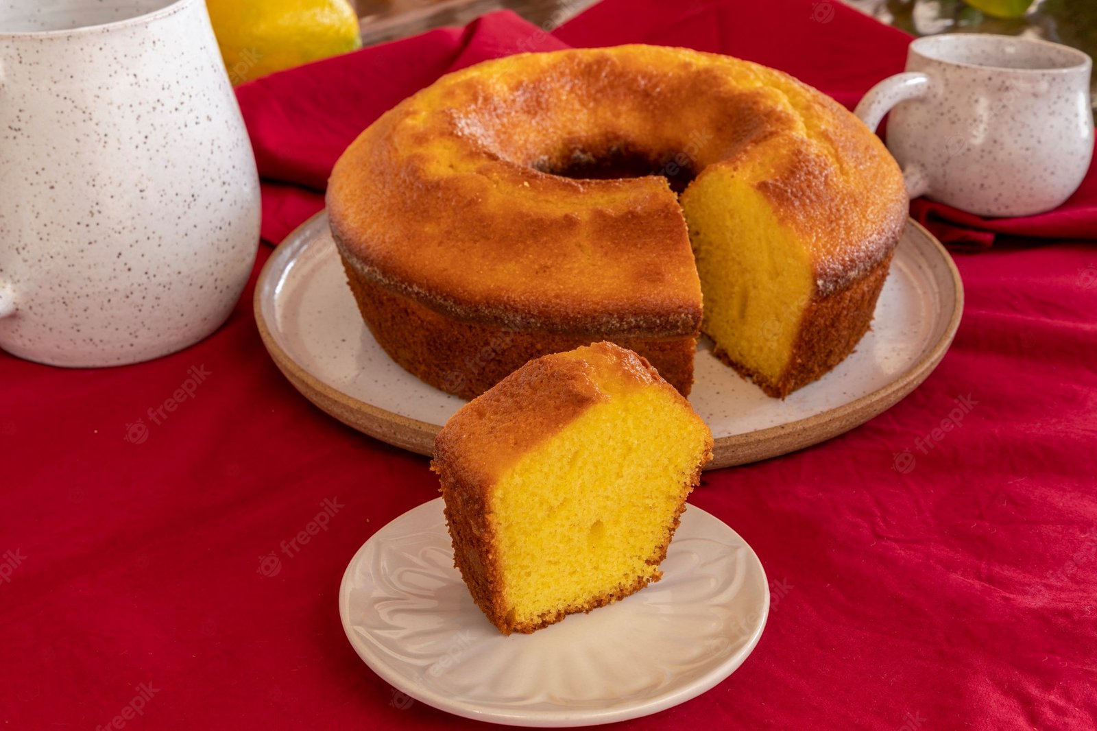 Fatia de Bolo de Laranja
